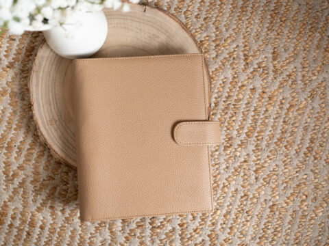 LUXE Ringplanner / Budget Binder - A5 - hellbraun