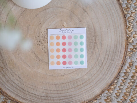 Polka Dot Stickers - DOTTY - Marshmellow