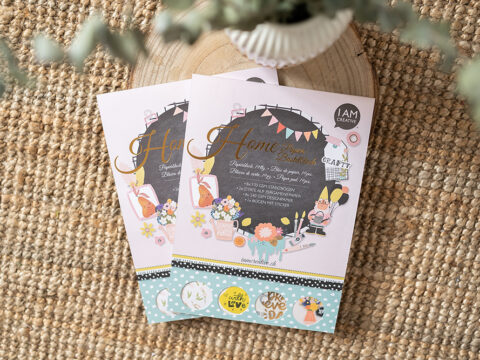 I AM CREATIVE Papier Bastelblock - Home