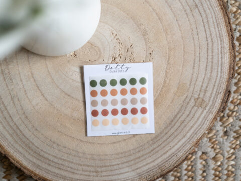Polka Dot Stickers - DOTTY - VINTAGE BOUQUET