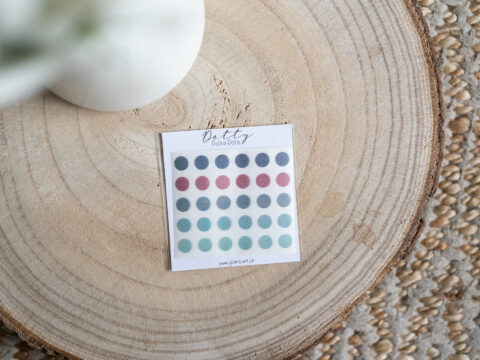 Polka Dot Stickers - DOTTY - SILENT NIGHT
