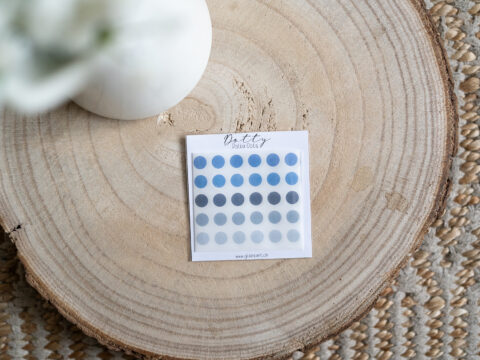 Polka Dot Stickers - DOTTY - ICE CUBE