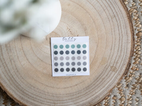 Polka Dot Stickers - DOTTY - BEACH WAVES