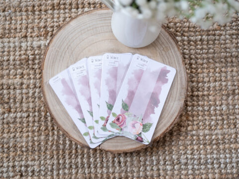 Blanko Inlay Set - A6 PERSONAL - Winterrose