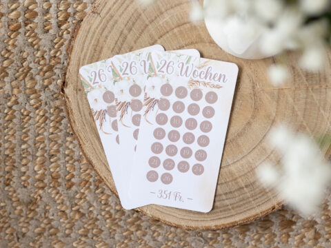 26 Wochen Sparchallenge - Elegant Boho