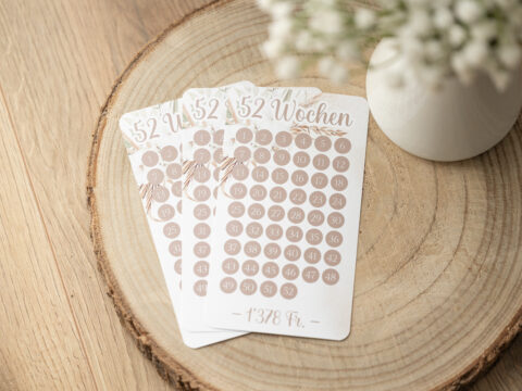 52 Wochen Sparchallenge - Elegant Boho