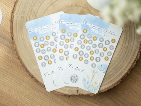 Rappenspalter Kleingeld Sparchallenge für Kinder - A6 Personal - Under the Sea