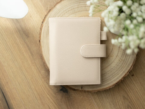 LUXE Ringplanner / Budget Binder - A6 PERSONAL - Latte
