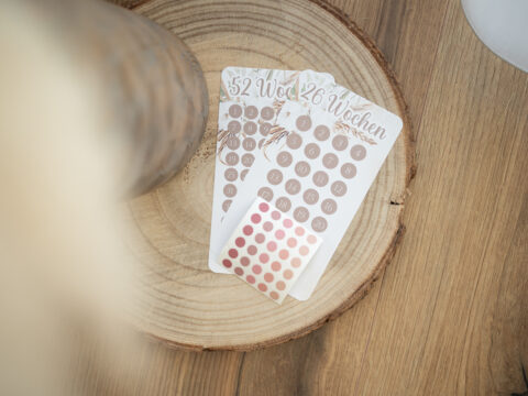 78 Wochen Sparchallenge Set inkl. Dotty Polka Dots - Elegant Boho
