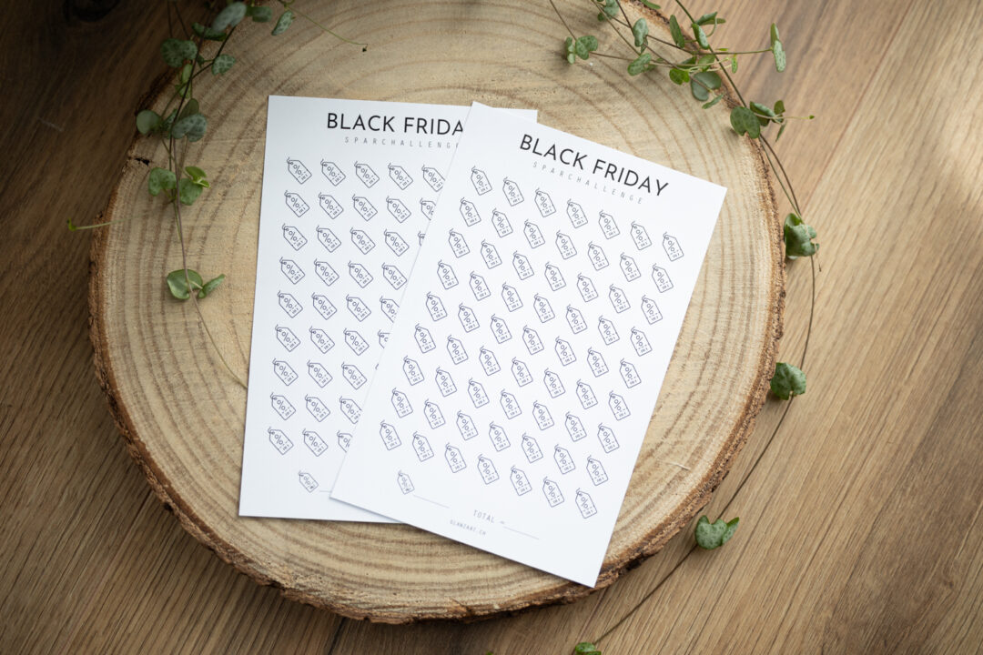 glanzart_budgeting_budgetieren_challenge_sparchallenge_a5_black friday_shopping