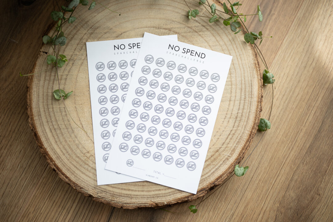 glanzart_budgeting_budgetieren_challenge_sparchallenge_a5_no spend_ausgaben_verzicht