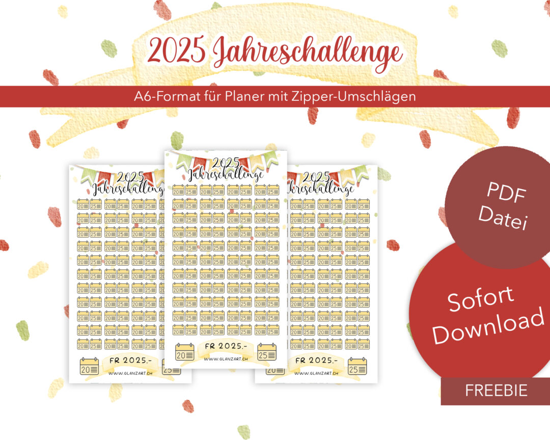 Titelbild Freebie_2025 Jahreschallenge