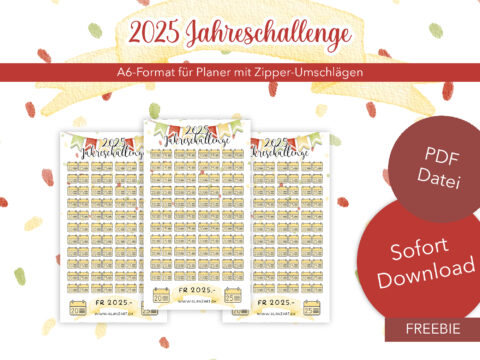 Freebie - 2025 Jahreschallenge